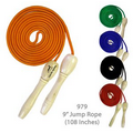 9' Wooden Handle Jump Rope